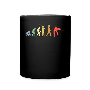 Billard Evolution Retro Pool Billard Player - Mug uni - noir - Devant
