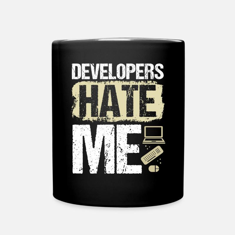 Quality Assurance Code Tester QA Engineering - Tasse einfarbig - Schwarz