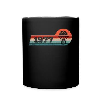 Matchs de basket-ball nés en 1977 Anniversaire - Mug uni - noir - Devant