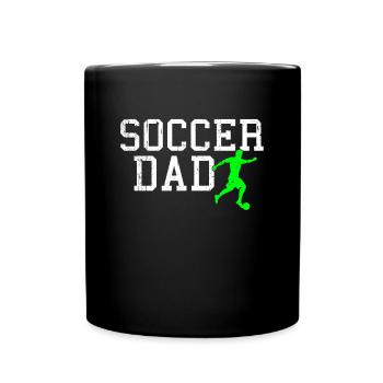 soccer dad - Full Colour Mug - black - Front