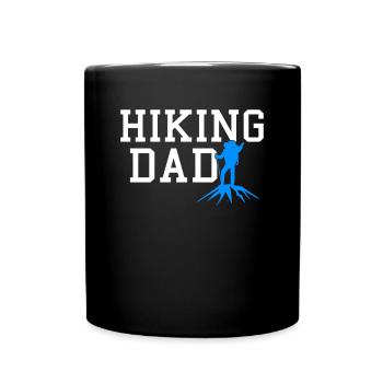 randonneur papa - Mug uni - noir - Devant