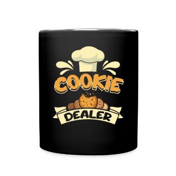Cupcake Design für Konditor | Cupcake Dealer - Tasse einfarbig - Schwarz - Vorne