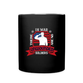 En temps de guerre, il n’y a pas de non-tissés - Mug uni - noir - Devant