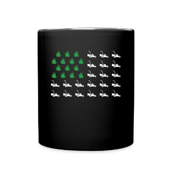 USA Flag America Flag Gardener Shirt Cadeau - Mug uni - noir - Devant