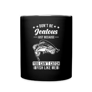 Fishing Angler Fishing Fishing - Full Colour Mug - black - Front