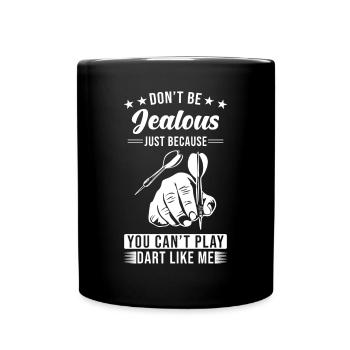 Dart - Tasse einfarbig - Schwarz - Vorne