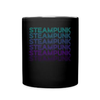 Steampunk Retro - Full Colour Mug - black - Front