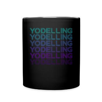 Yodel-Retro - Full Colour Mug - black - Front