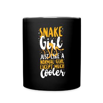 Serpent Serpent Serpent Fille Tout comme - Mug uni - noir - Devant