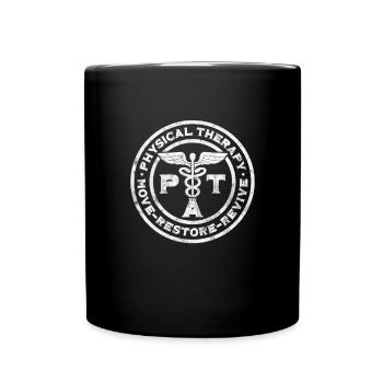 Physiotherapist Physiotherapy Physio Gift - Full Colour Mug - black - Front