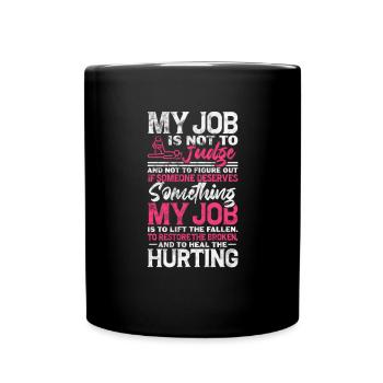 Physiotherapist Physiotherapy Physio Gift - Full Colour Mug - black - Front