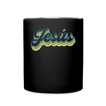 Jesus Religion God Faith Gift Spanish - Full Colour Mug - black - Front