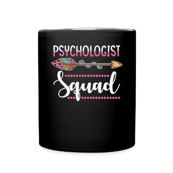 Psychologin Psychologie Frauen Gruppe - Tasse einfarbig - Schwarz - Vorne