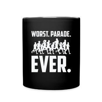 Jogger Runner Marathon Jogging Ski de fond - Mug uni - noir - Devant