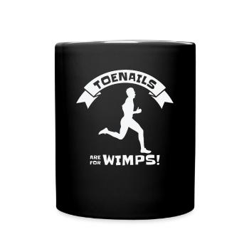 Jogger Runner Marathon Jogging Ski de fond - Mug uni - noir - Devant