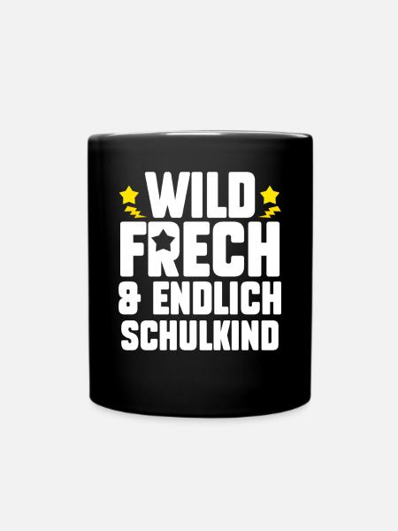 Schüler Schulanfang Einschulung Schulkind - Tasse einfarbig - Schwarz