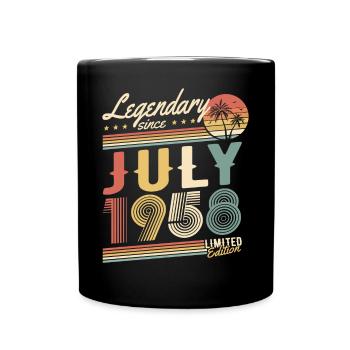 Legendary Since July 1958 Limited Edition - Tasse einfarbig - Schwarz - Vorne