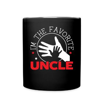 I'm The Favorite Uncle Proud Uncle Best Uncle Ever - Full Colour Mug - black - Front