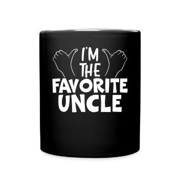 I'm The Favorite Uncle Proud Uncle Best Uncle Ever - Full Colour Mug - black - Front