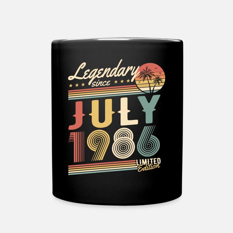 Légendaire depuis juillet 1986 Édition limitée - Mug uni - noir