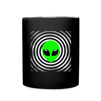 Alien Tshirt OVNI Alien Enfants Mars Messieurs - Mug uni - noir - Devant
