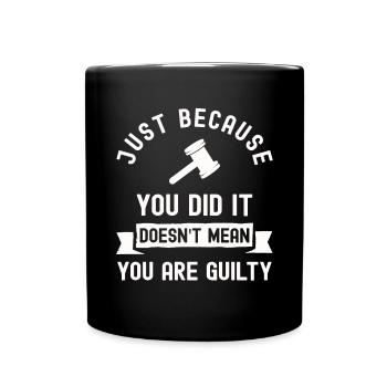 Avocat Tshirt Droit Avocat Juge Avocat Droit - Mug uni - noir - Devant