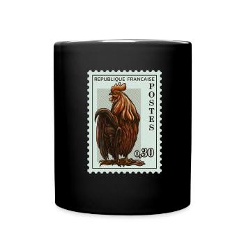 France Drapeau France Paris Marseille Français - Mug uni - noir - Devant