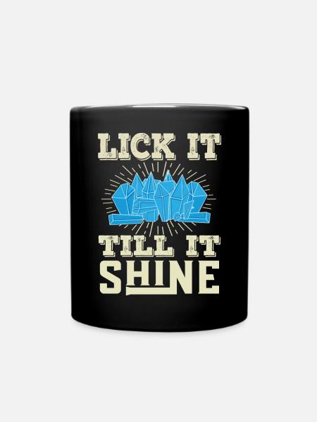 Geology Geologist Fossils - Till it shine - Full Colour Mug - black