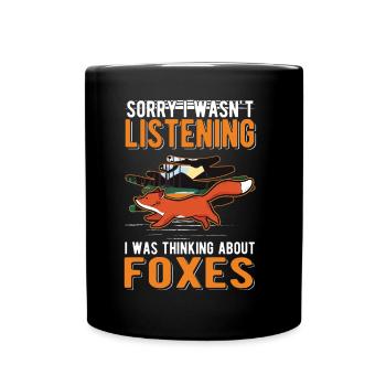 Fuchs Gift - Full Colour Mug - black - Front