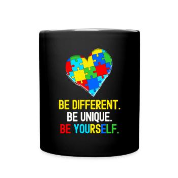 Tshirt autistique Autimus Cadeau Asperger Enfants - Mug uni - noir - Devant