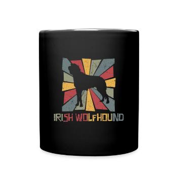 Irish Wolfhound Vintage - Mug uni - noir - Devant