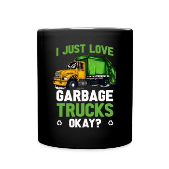 Garbage Man Cadeau Garbage Collection Waste Profession - Mug uni - noir - Devant