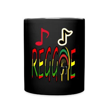 Reggae Music Rasta Cadeau Jamaïque Idée Cadeau - Mug uni - noir - Devant