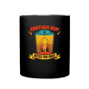 Running Marathon Runner Running - Full Colour Mug - black - Front