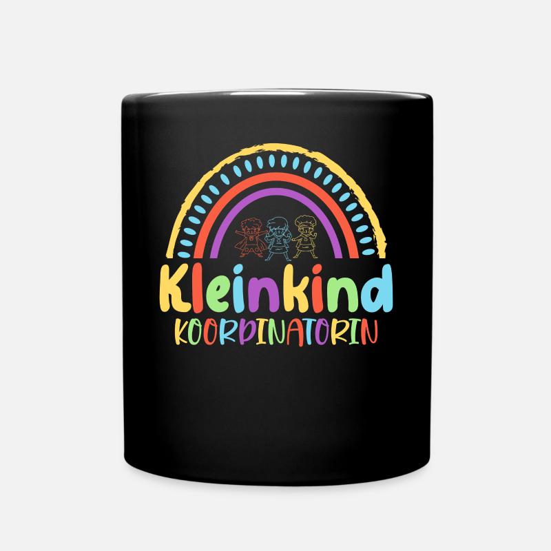 Erzieherin Kindergärtnerin Kindergarten - Tasse einfarbig - Schwarz
