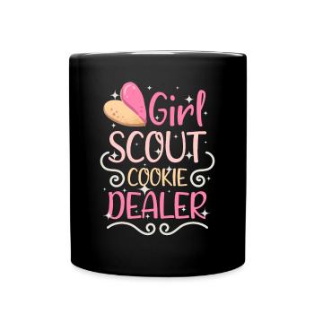 Cupcake Design für Konditor | Cupcake Dealer - Tasse einfarbig - Schwarz - Vorne