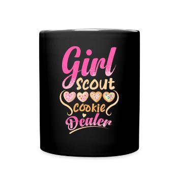 Cupcake Design für Konditor | Cupcake Dealer - Tasse einfarbig - Schwarz - Vorne