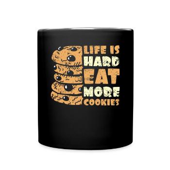 Cupcake Design für Konditor | Cupcake Dealer - Tasse einfarbig - Schwarz - Vorne