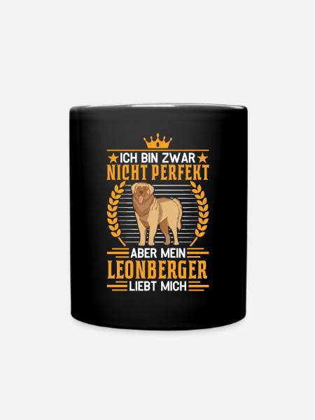 Leonberger - Tasse einfarbig - Schwarz
