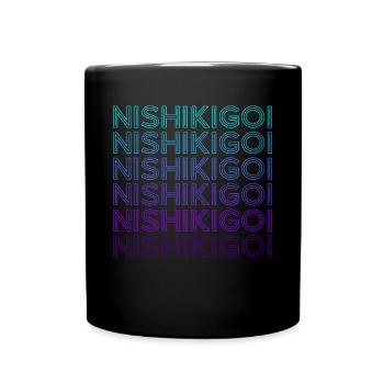 Nishikigoi Carp Koi Fish Japan Retro - Full Colour Mug - black - Front