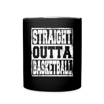 Bowling Spruch lustig - Tasse einfarbig - Schwarz - Vorne