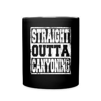 Canoe saying funny - Full Colour Mug - black - Front