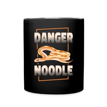 Snake Serpent Danger Noodle - Tasse einfarbig - Schwarz - Vorne