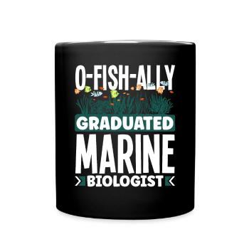 Marine Biology Marine Biologist Science Ofishally - Tasse einfarbig - Schwarz - Vorne