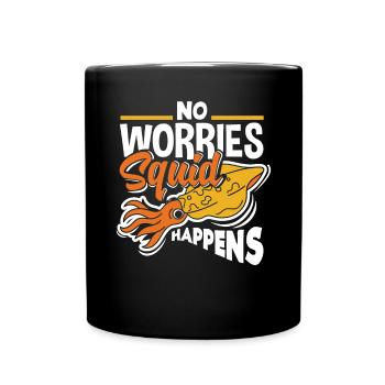 Marine Biology Marine Biologist Science Squid - Tasse einfarbig - Schwarz - Vorne