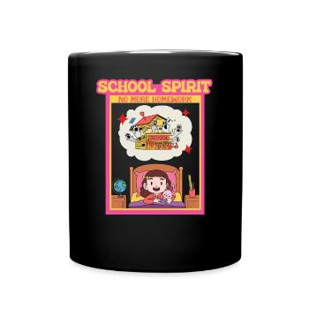 School Spirit - No More Homework - Full Colour Mug - black - Front