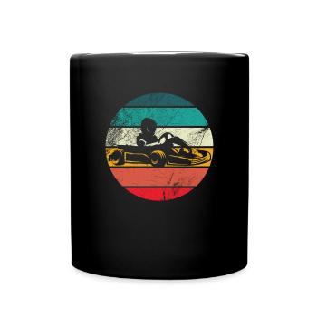 Kart Go-Kart Racing Go-Kart Kart Driver - Mug uni - noir - Devant