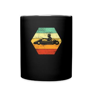 Kart Go-Kart Racing Go-Kart Kart Driver - Mug uni - noir - Devant