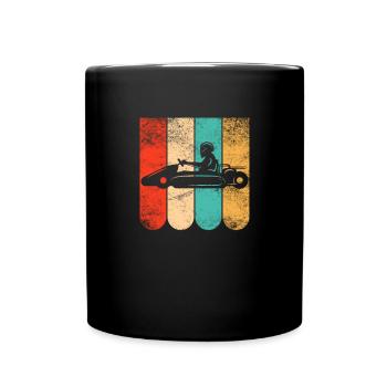 Kart Go-Kart Racing Go-Kart Kart Driver - Mug uni - noir - Devant