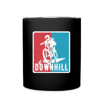 Vtt de descente VTT RetroVintage - Mug uni - noir - Devant